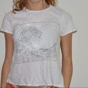 white graphic tshirt